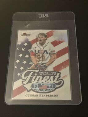 Topps Gunnar Henderson World's Finest USA Baseball Collectible Card